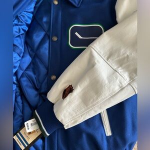Canucks NHL Varsity Jacket